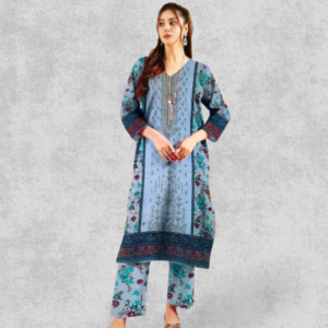 3 Piece Unstitched Women's Khaddar Suit