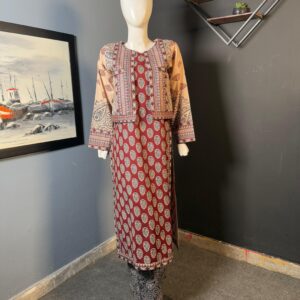 Best quality stitched women's suit by bin saeed