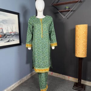 Bin Saeed 2 Piece Stitched Women Khaddar Suit