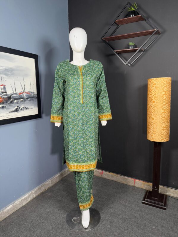 Bin Saeed 2 Piece Stitched Women Khaddar Suit