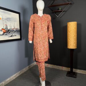 Bin Saeed 2 Piece Stitched Women Khaddar Suit