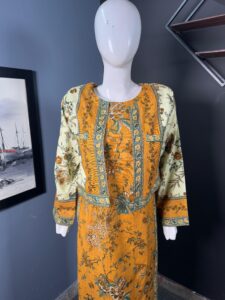 Best quality Bin Saeed Stitched Floral Women's Suit