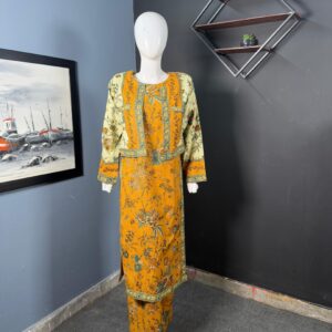 Best quality Bin Saeed Stitched Floral Women's Suit