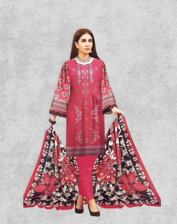 Best quality Women's Digital Printed Embroidery Khaddar Suit