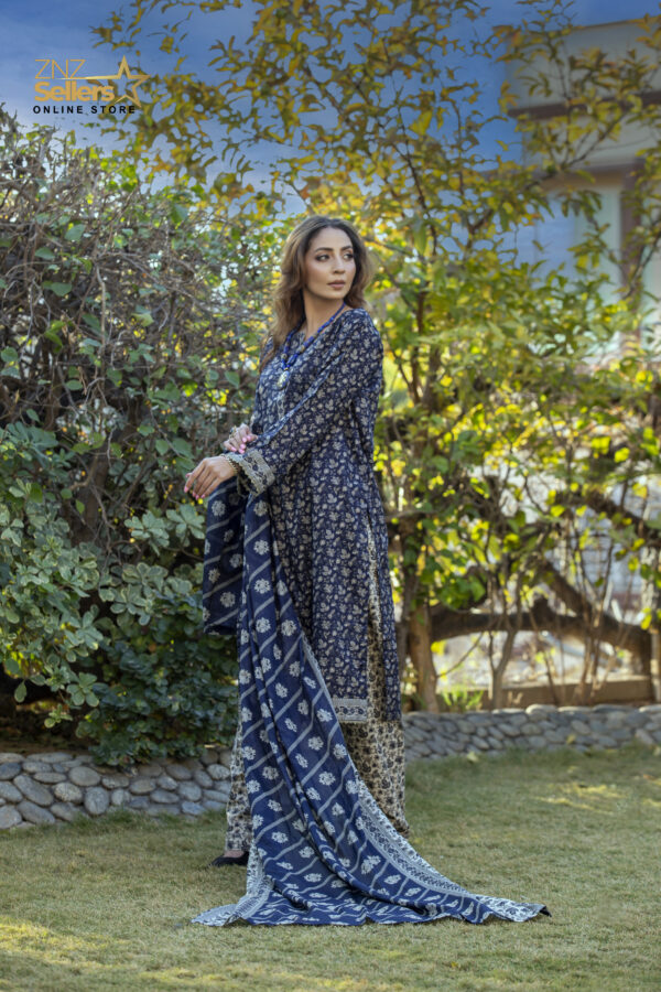 Best quality Bin Saeed 3 piece ready to wear Women's Lawn Suit