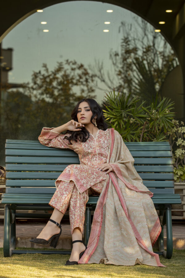 Premium quality Bin Saeed 3 piece stitched Women's Lawn Suit