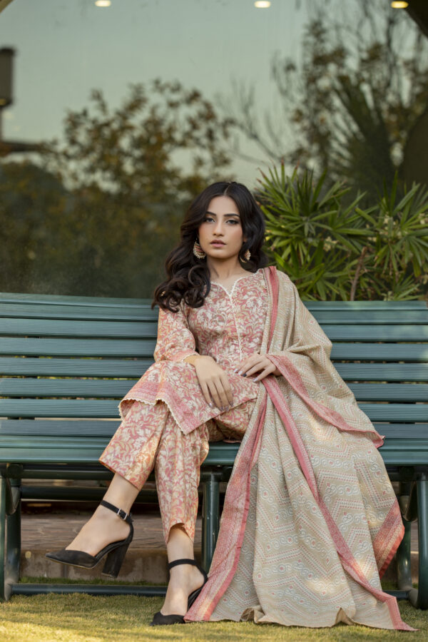 Premium quality Bin Saeed 3 piece stitched Women's Lawn Suit