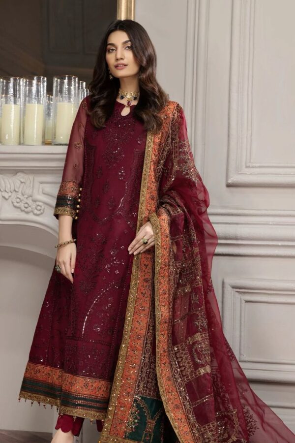 Premium quality Luxury Embroidered Chiffon Suit