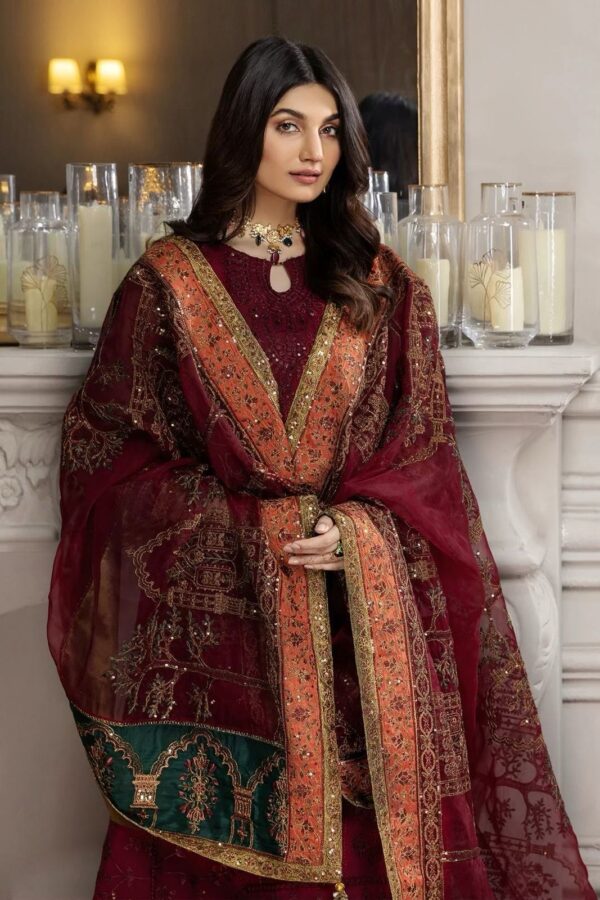 Premium quality Luxury Embroidered Chiffon Suit